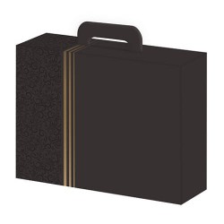 VALIGETTA CARTONE MY BLACK 34,5x26x11,5cm
