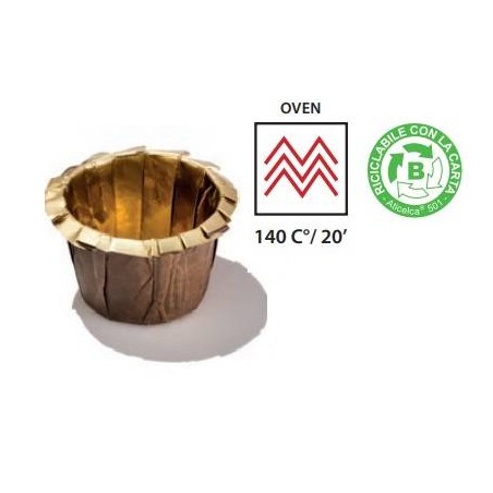 PIROTTINI MUFFIN 45x34mm STAR 80pz