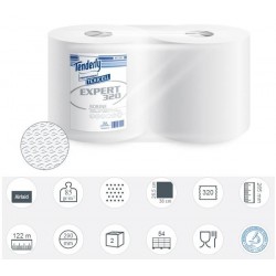 BOBINE AIRLAID TEXICELL EXPERT 320 80gr/mq 320str 122mt 2 ROTOLI