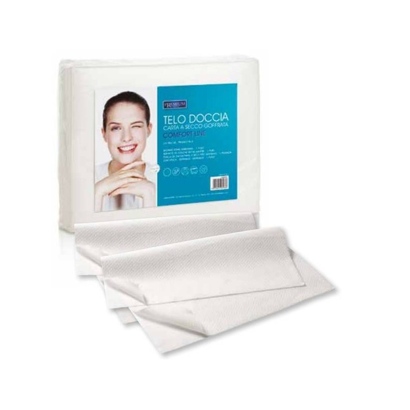 TELO DOCCIA AIRLAID PIEGATO 80x130cm 20pz
