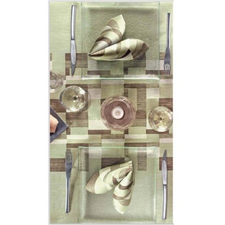 COPRIMACCHIA 100x100 AIRLAID PLUS 25pz KUADRA VERDE