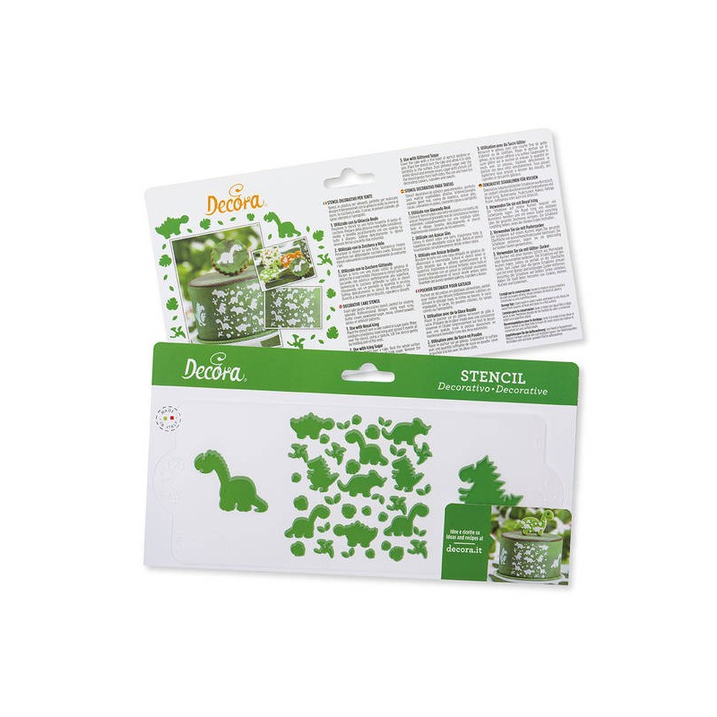 STENCIL DINOSAURO 10x25cm