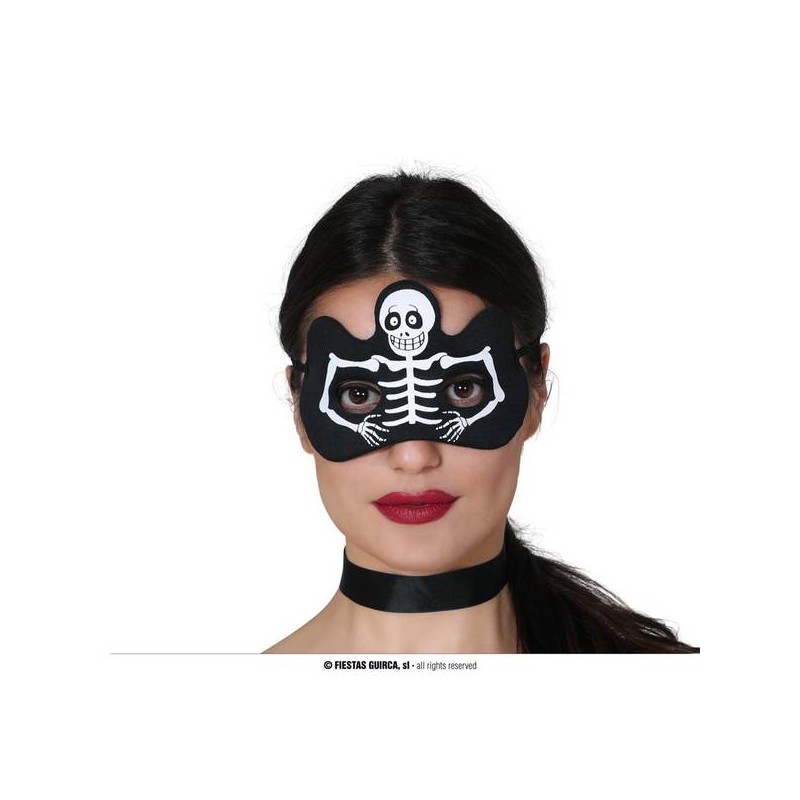 MASCHERA SCHELETRO IN STOFFA
