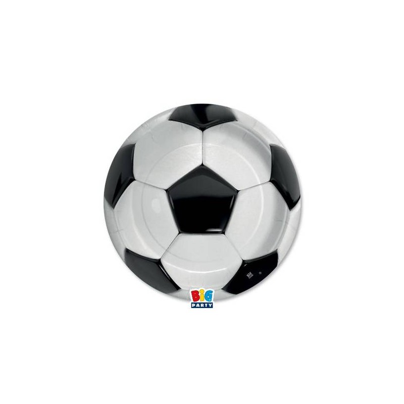 PIATTI DESSERT ø18cm FOOTBALL 8pz