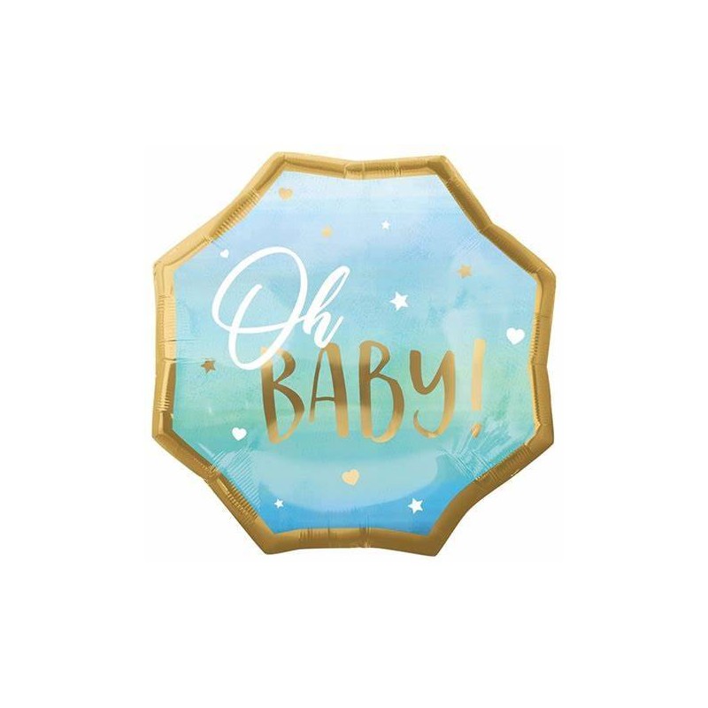 PALLONE MYLAR JUMBO BABY BOY 22'' 55cm