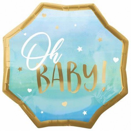 PALLONE MYLAR JUMBO BABY BOY 22'' 55cm
