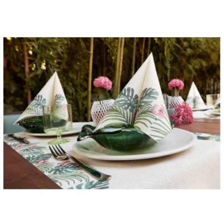 RUNNER TETE A TETE AIRLAID 0,4x24mt TROPICANA FATO