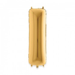 PALLONE MYLAR LETTERA I 102cm 40 GOLD