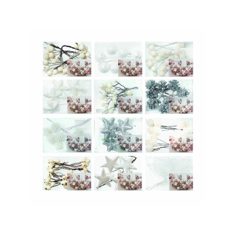 PICKS XMAS BIANCO MIX 12pz