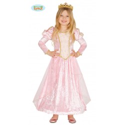 COSTUME PRINCIPESSA IN ROSA tg.3/4 ANNI