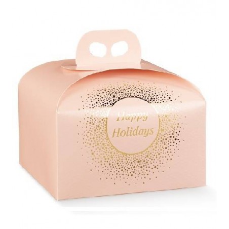 SCATOLA PANETTONE 24,5x24,5x13cm SPOT CIPRIA