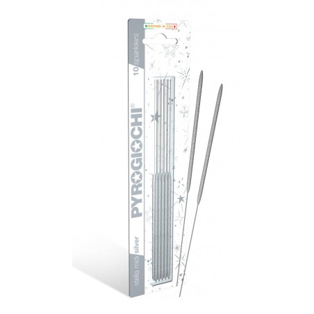 STELLINA SCINTILLANTE MIDI ARGENTO 10pz