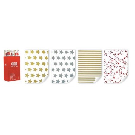 ROTOLO CELLOPHANE DECORATO NATALIZIO cm70x2mt ASS.TO