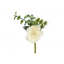 PICK BOTANICO C/ROSA BIANCA 13cm