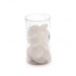 CANDELA GALLEGGIANTE 4,5x2cm BIANCA 15pz