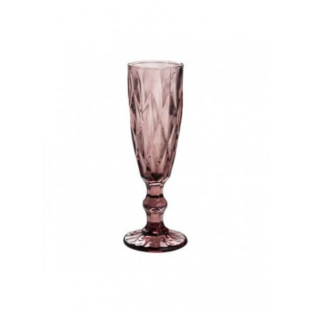 FLUTES IN VETRO 150ml ROSA MARSALA