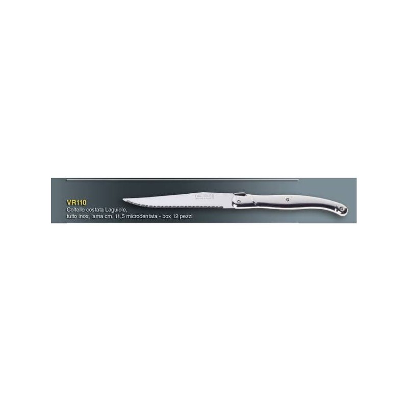COLTELLI LAGUIOLE STEAK KNIFE INOX 3pz