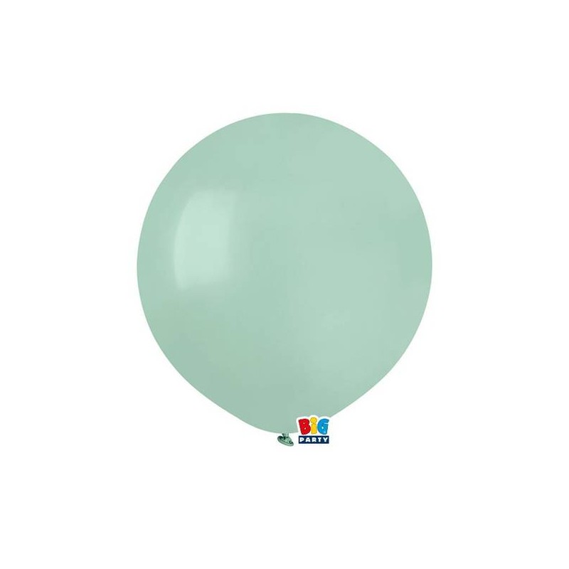 PALLONCINI LATTICE 19'' 48cm ACQUA MARINA 25pz