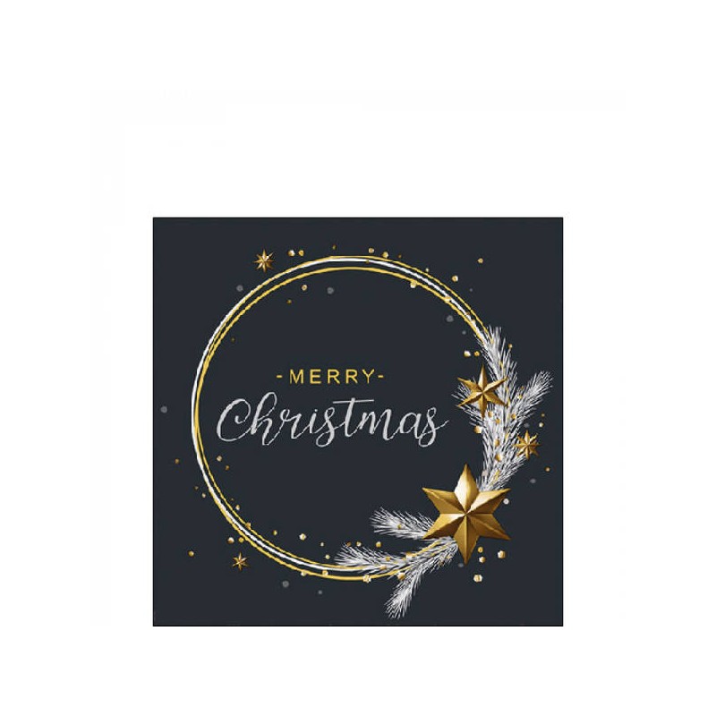 TOVAGLIOLI 25X25 WISHING RING BLACK 20pz