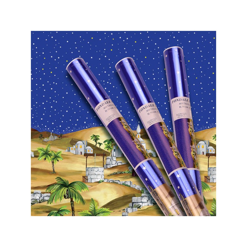 FONDALE PRESEPE IN ROTOLO PPL 70x100cm