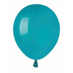 PALLONCINI COLOR 5 12cm TURCHESE 100pz