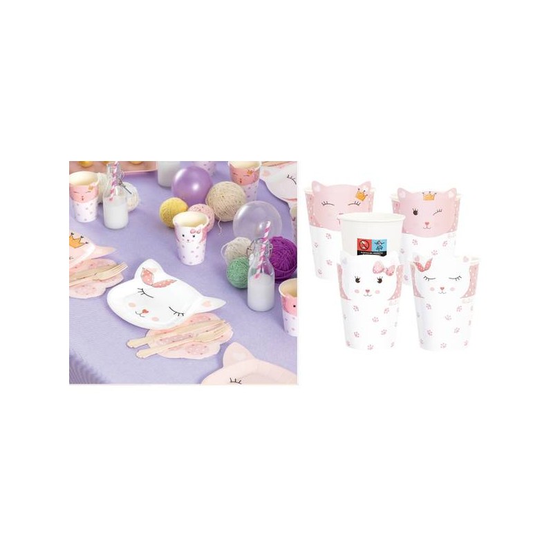 BICCHIERI 250cc E8 COVER LADY KITTY ASS.TI 8pz