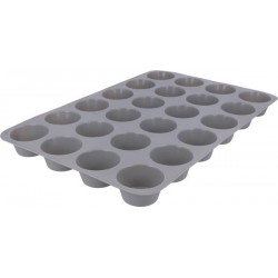 TEGLIA PER 24  MINI MUFFIN IN SILICONE 33x23x2,5cm