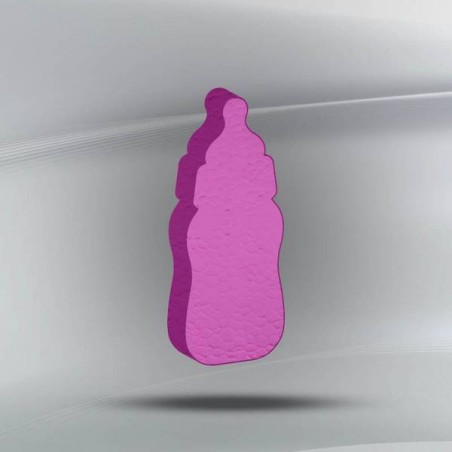 SAGOMA POLISTIROLO PASTELLO BIBERON 3cm FUCSIA