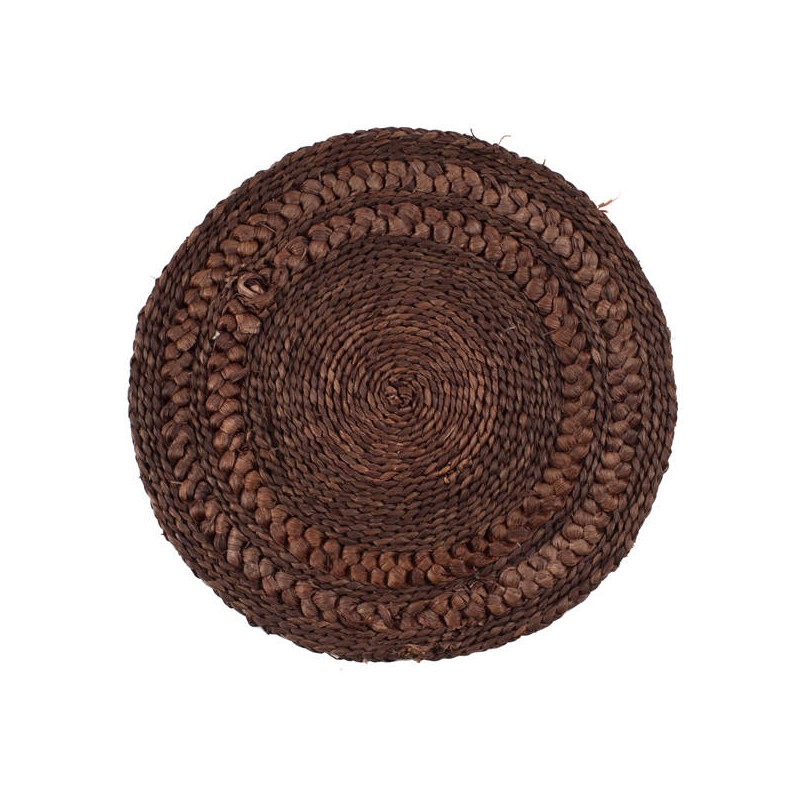 TOVAGLIETTA ROTONDA FIBRA VEGETALE ø35cm MARRONE 1pz