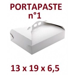 SCATOLA P.PASTE POLIT. N°1 13x19x6,5cm BIANCO RAMAGE