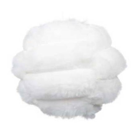 PALLA IN TESSUTO ø10cm BIANCA