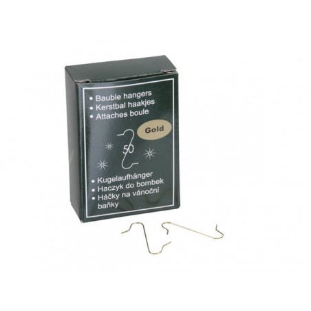 GANCI PER PALLINE 33mm 50pz ORO