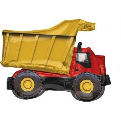 PALLONE MYLAR S/SHAPE CAMION DUMP 81x63cm