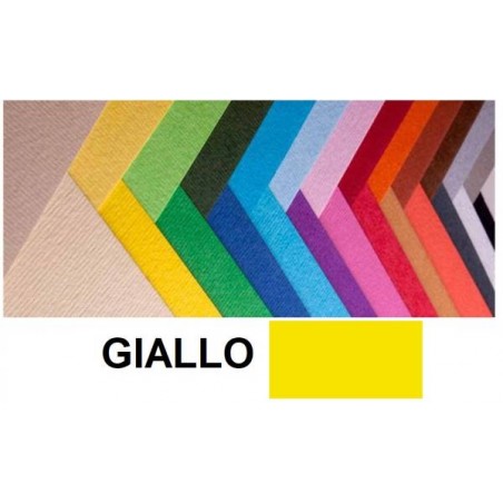 CARTONCINO BRISTOL 50x70cm 200gr GIALLO FABRIANO