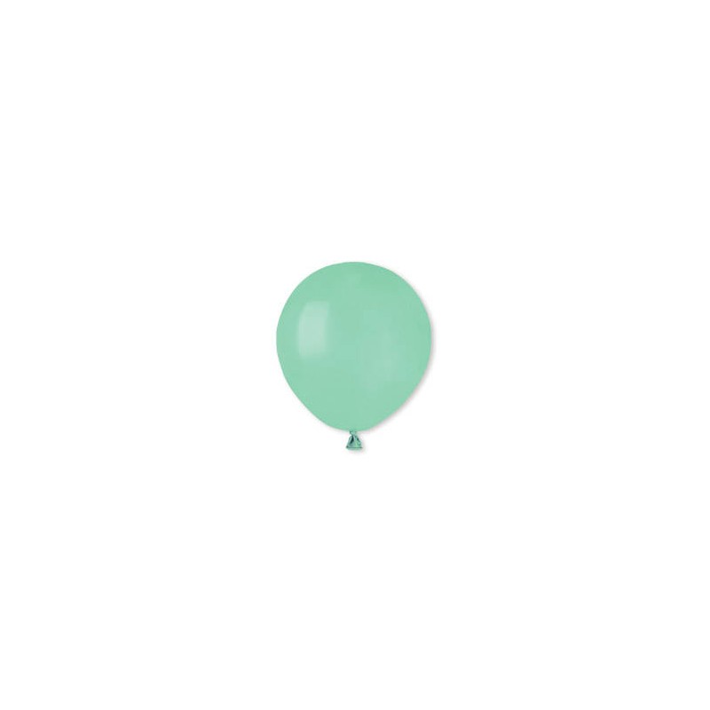 PALLONCINI COLOR 5 12cm VERDE MENTA 100pz