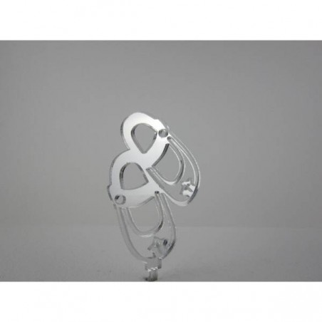 CAKE TOPPER PLEXY SCARPINE COLORI ASS.TI 1pz