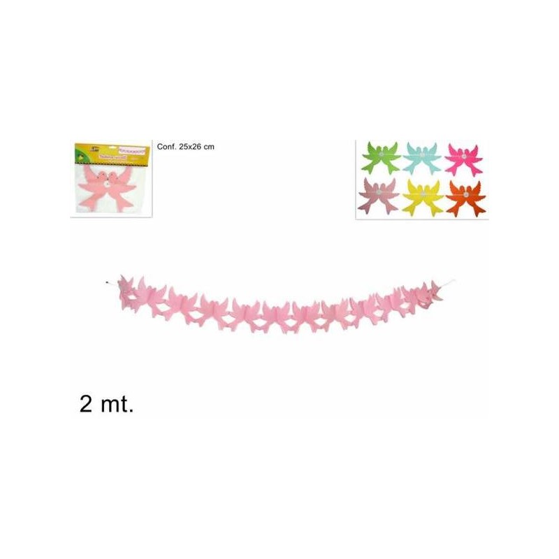 FESTONE COPPIA UCCELLI 2mt