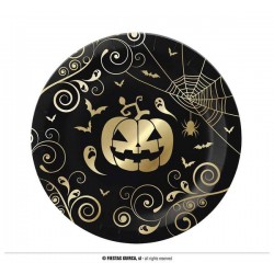 PIATTI CARTA ø23cm ZUCCA ORO 6pz