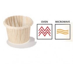 PIROTTINI MUFFIN 30x30mm ECRU' 120PZ