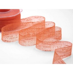 NASTRO VELETTA mm20x25mt COL.41 ARANCIO PESCA
