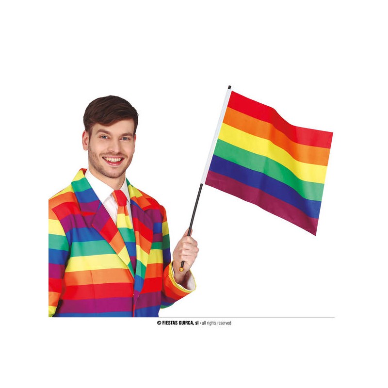 BANDIERA ARCOBALENO 35x45cm