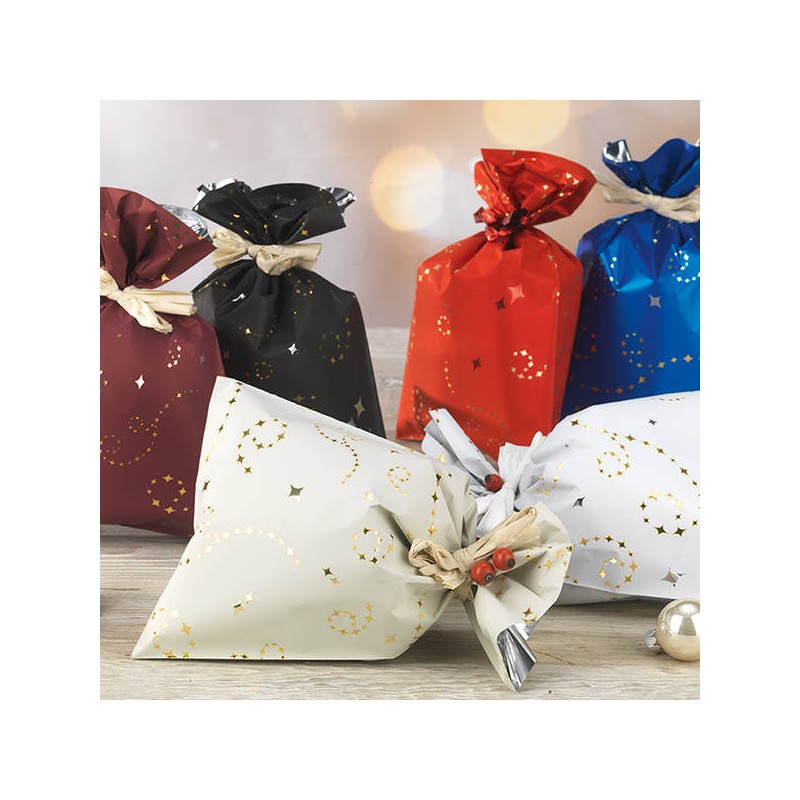 BUSTE REGALO P.P.L. 20x35 STELLANTI ASS.TO 100PZ