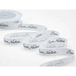 NASTRO POLICOTONE STAMPA SERIGRAFICA mm15x10mt BUON NATALE COL.33