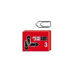 FERMAGLI ZINCAT N°3 100pz MOLHO LEONE