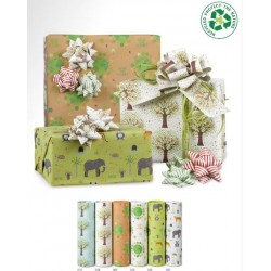 CARTA REGALO ROTOLO ECOCARTA SAVE THE PLANET 0,7x2mt REX 1pz ASS.TA