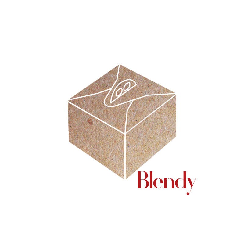 SCATOLA PORTA PANETTONE BASSO 1000gr BLENDY KRAFT