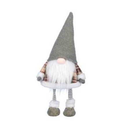 GNOMO IN PIEDI C/CAPPELLO ø25cm H.50cm VERDE