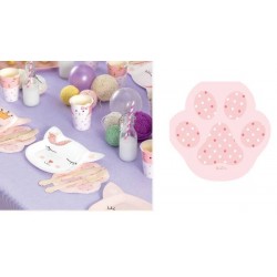 TOVAGLIOLI SAGOMATI 33x33 ZAMPINA LADY KITTY 16pz
