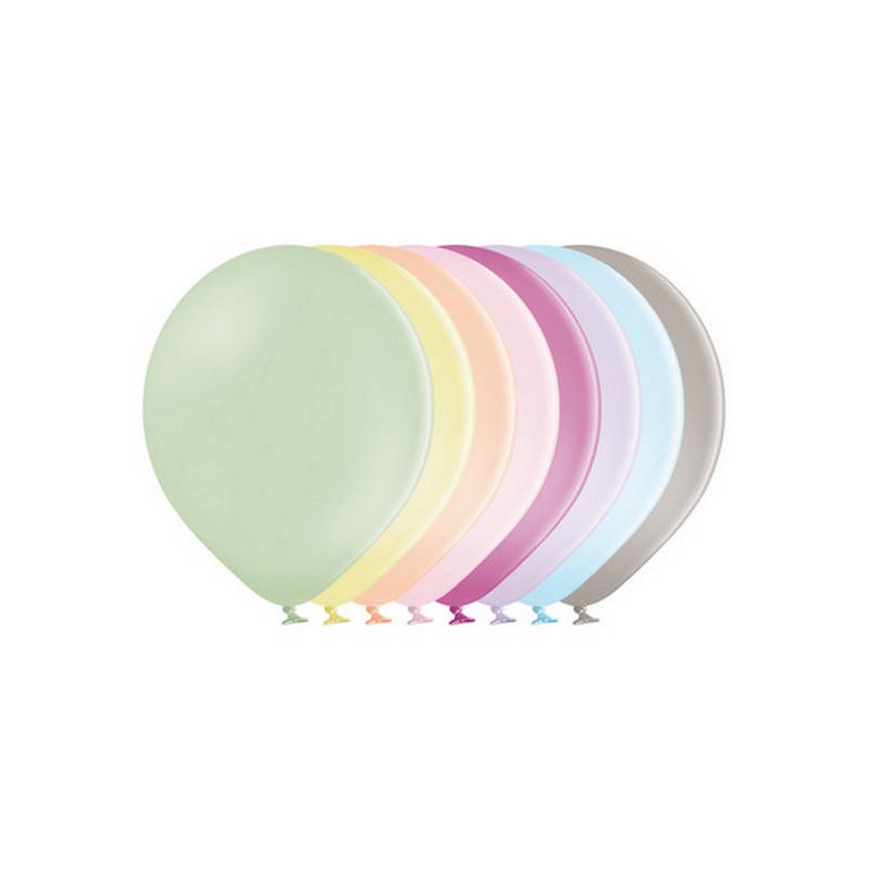 PALLONCINI LATTICE LARGE 12'' 30cm MACARON ASS.TI 50pz