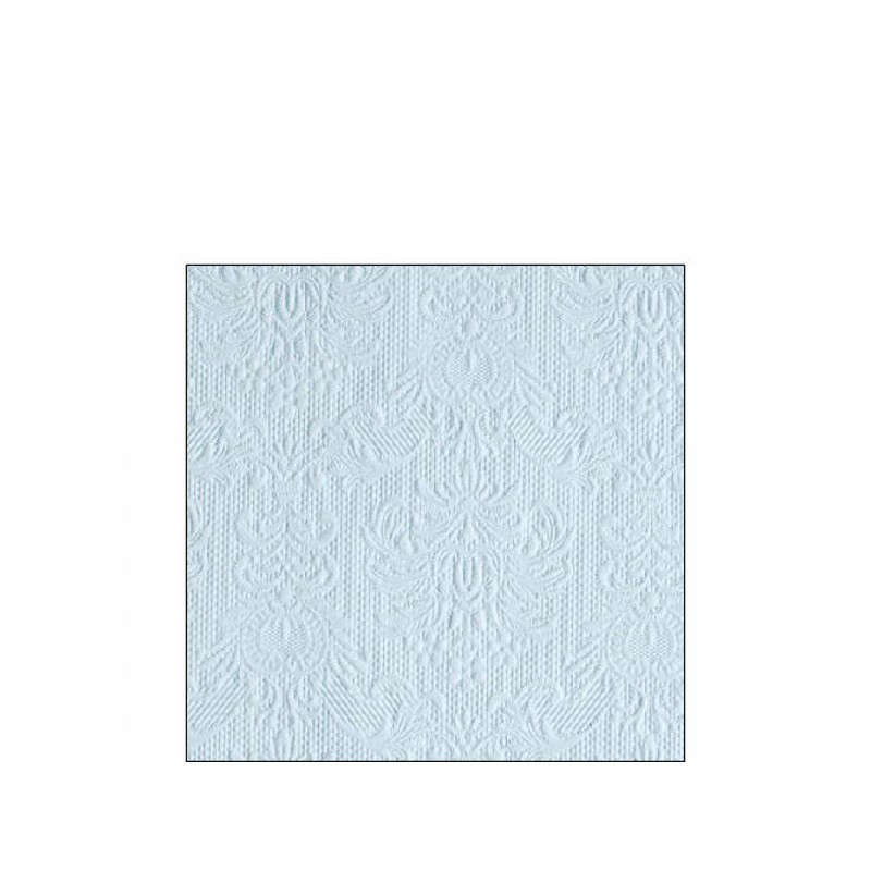 TOVAGLIOLI 25x25cm ELEGANCE CELESTE 15pz
